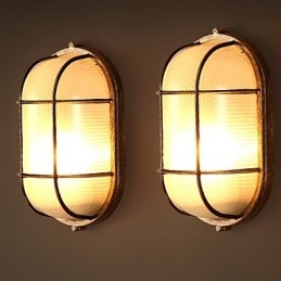 אישיות יצירתית משחזרת דרכים עתיקות יומין מנורות קיר מזכוכית