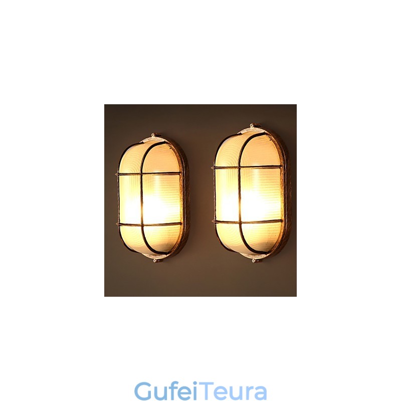 אישיות יצירתית משחזרת דרכים עתיקות יומין מנורות קיר מזכוכית