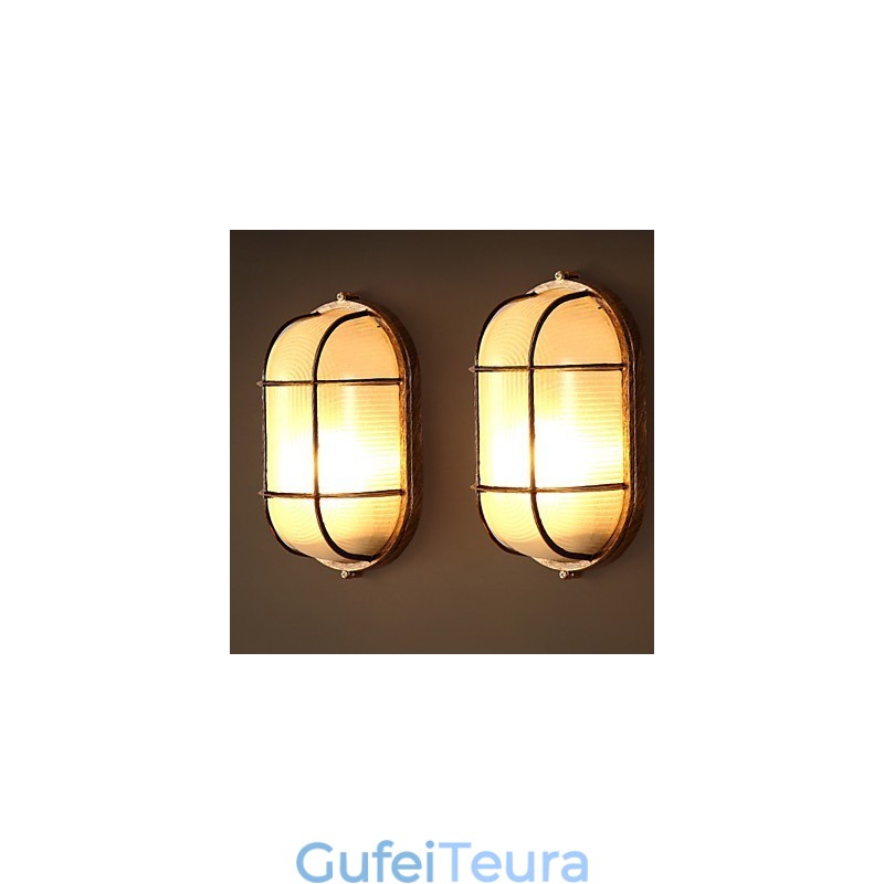 אישיות יצירתית משחזרת דרכים עתיקות יומין מנורות קיר מזכוכית