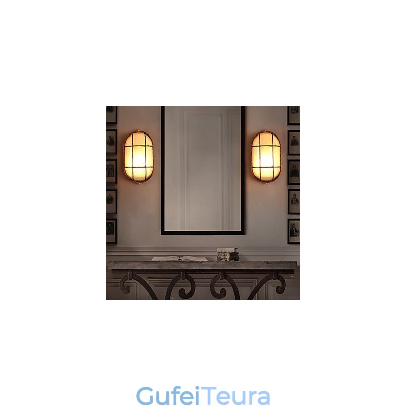 אישיות יצירתית משחזרת דרכים עתיקות יומין מנורות קיר מזכוכית