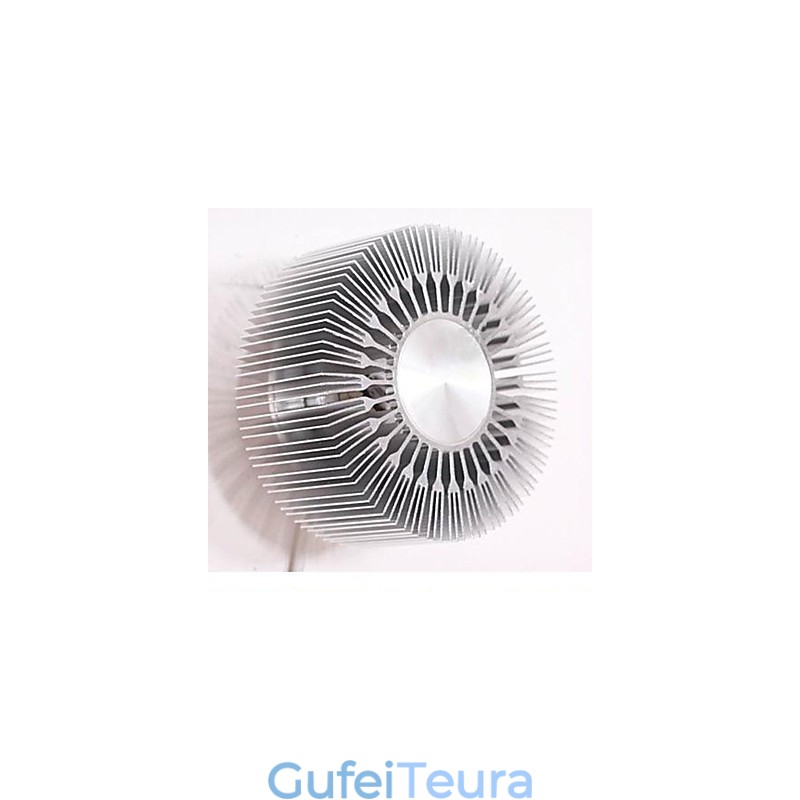 הטמעת מנורת קיר הקרנת אלומיניום מסוג חמניות עגולה