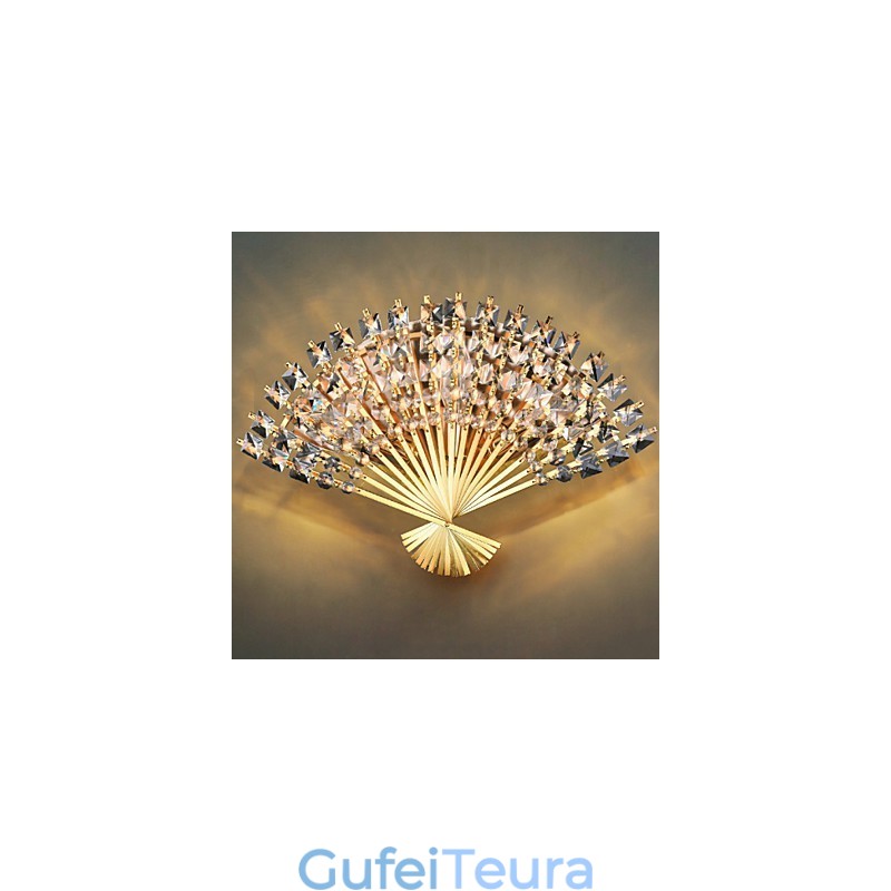 יום האהבה המאוורר מתנות קישוט קיר קריסטל עכשווי ומכווץ אור מנורת קיר