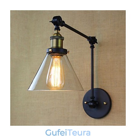 כפר ים תיכוני רטרו פסטורלי זכוכית דקורטיבית קיר פמוט חנות בגדים מסעדה קפה