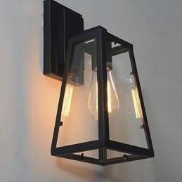 תעשיית הרוח איכות מעבר רטרו מנורת קיר קיר Lron אור עם