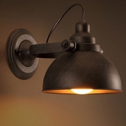 לופט סיר ברזל מחושל Creative Vintage מנורות קיר אורות