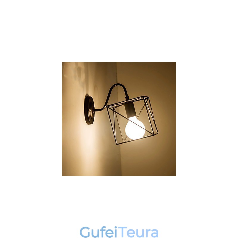 מנורות קיר בתעשייה האמריקאית נוסטלגי וינטג' Lron לופט מעבר מנורת קיר למרפסת