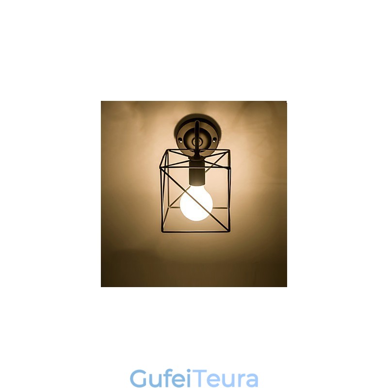 מנורות קיר בתעשייה האמריקאית נוסטלגי וינטג' Lron לופט מעבר מנורת קיר למרפסת