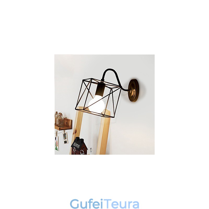 מנורות קיר בתעשייה האמריקאית נוסטלגי וינטג' Lron לופט מעבר מנורת קיר למרפסת