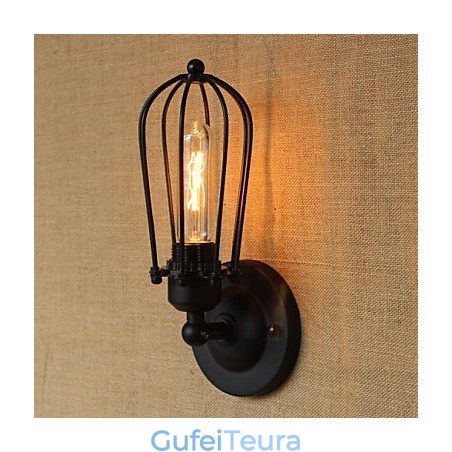 רטרו מינימליסטי מעצבים תעשייתיים מרפסת מדרגות מעבר מנורה פמוט קיר דקורטיבי