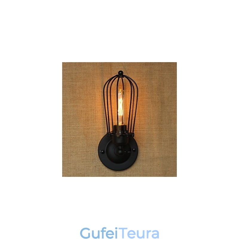 רטרו מינימליסטי מעצבים תעשייתיים מרפסת מדרגות מעבר מנורה פמוט קיר דקורטיבי