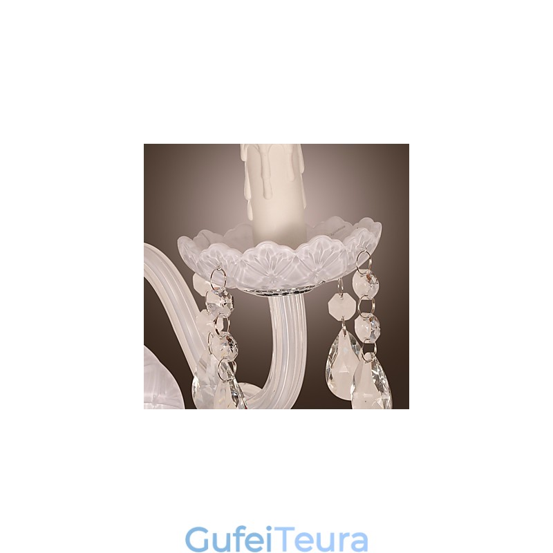 פנס קיר קריסטל עם 2 נורות בנורה