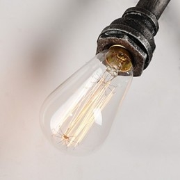 פמוטי קיר מיני סטייל כפרי לודג' מתכת