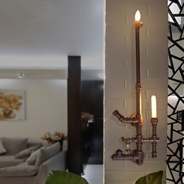 פמוטי קיר מיני סטייל כפרי לודג' מתכת