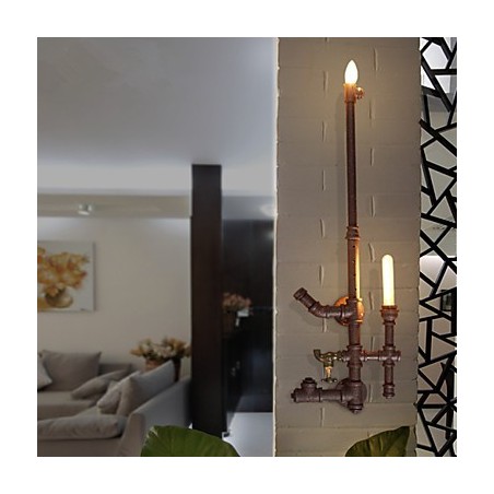 פמוטי קיר מיני סטייל כפרי לודג' מתכת פמוטי קיר מיני סטייל כפרי לודג' מתכת