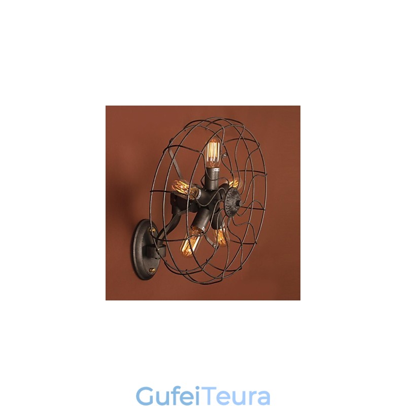 פמוטי קיר בסגנון מיני קאנטרי מתכת