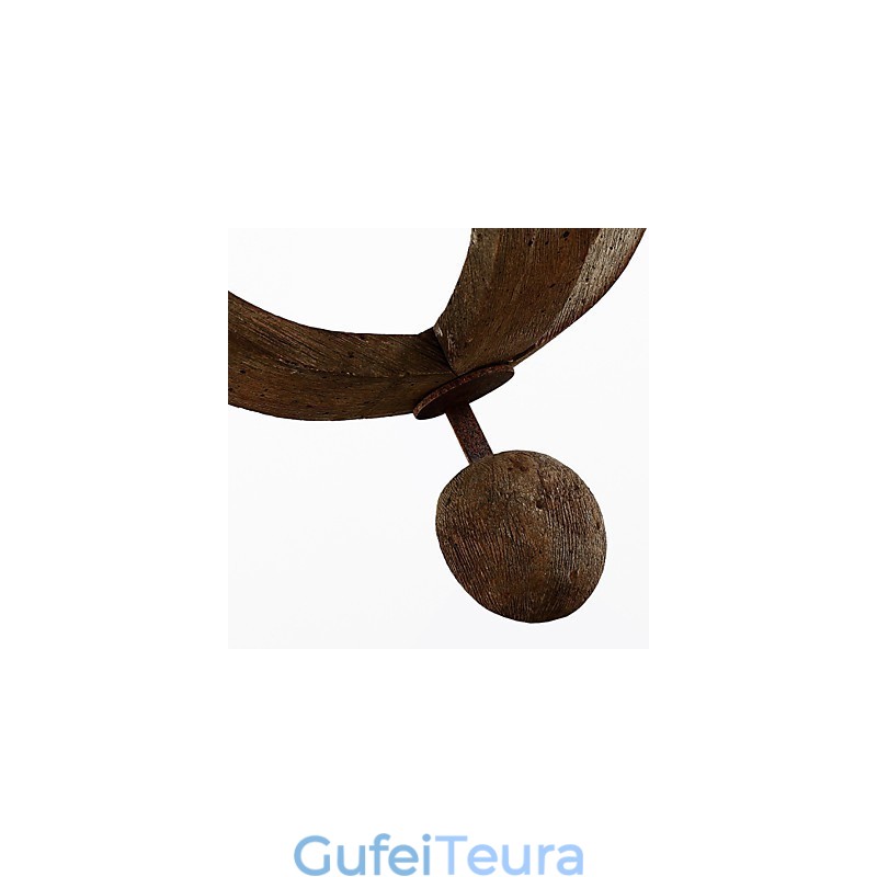 פמוטי קיר בסגנון מיני כפרי לודג' עץ במבוק