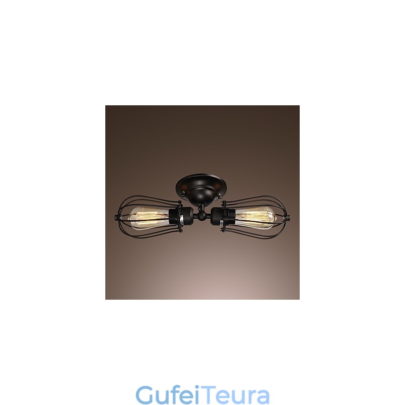 2 אור קיר זהוב בהיר בסגנון עתיק