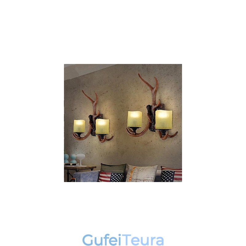 פמוטי קיר מיני סטייל שרף קלאסי מסורתי