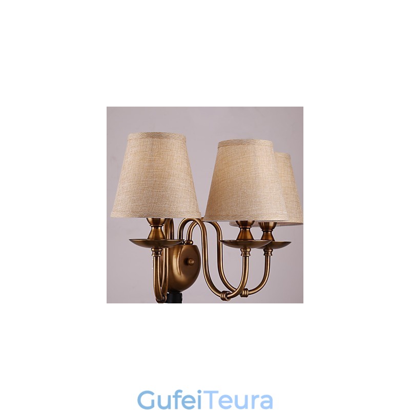 פמוטי קיר קריאה אורות קיר מיני סטייל כפרי לודג' מתכת