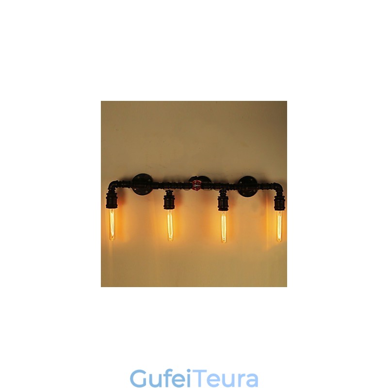 פמוטי קיר בסגנון מיני כפרי לודג' מתכת