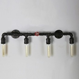 פמוטי קיר בסגנון מיני כפרי לודג' מתכת