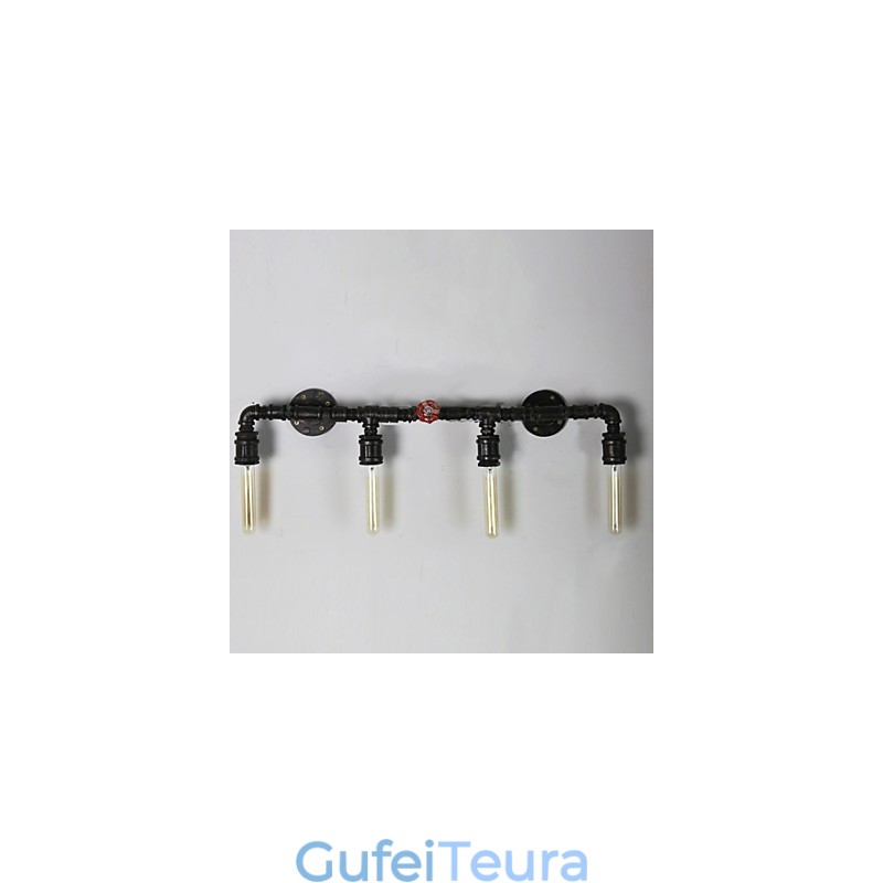 פמוטי קיר בסגנון מיני כפרי לודג' מתכת