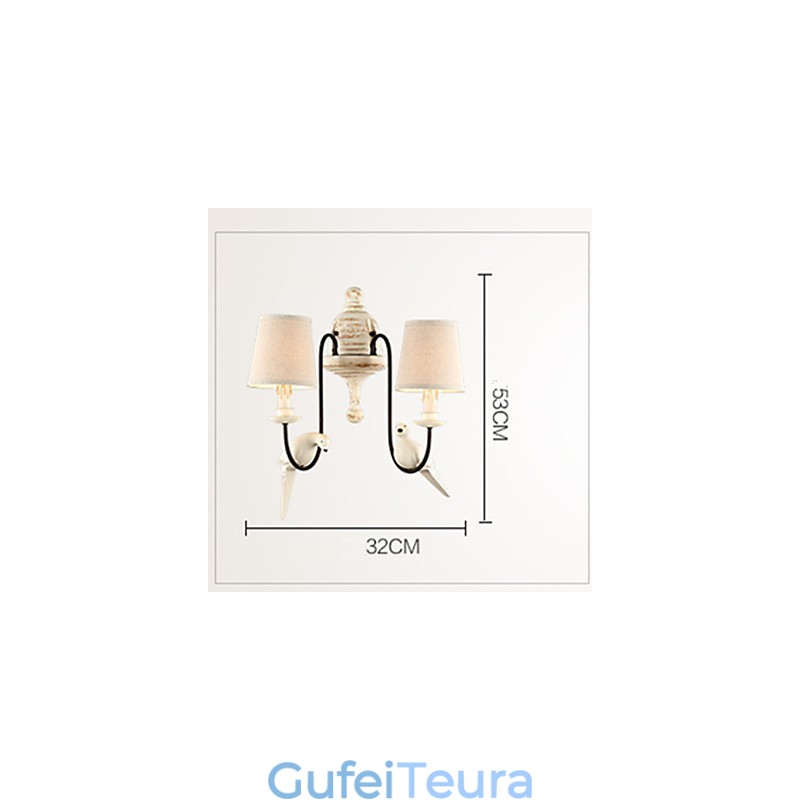 פמוטי קיר מיני סטייל שרף קלאסי מסורתי