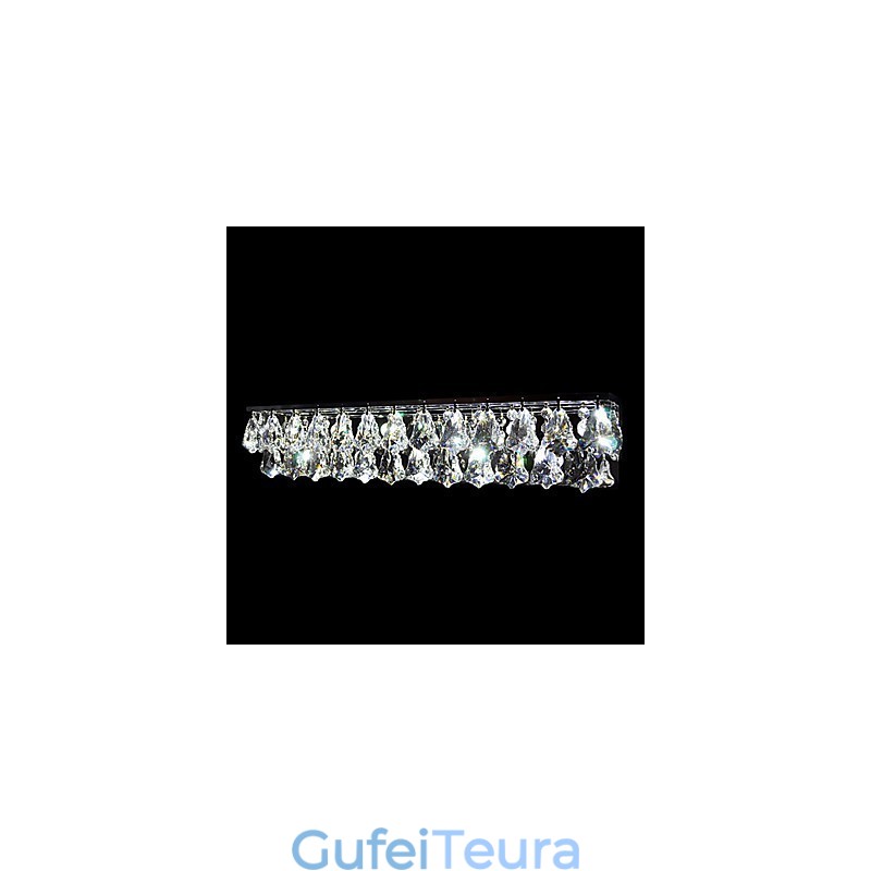 קריסטל פלאש הר אורות קיר מודרני עכשווי מתכת