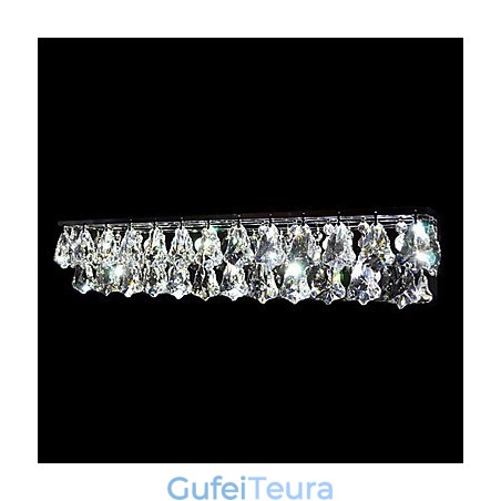 קריסטל פלאש הר אורות קיר מודרני עכשווי מתכת