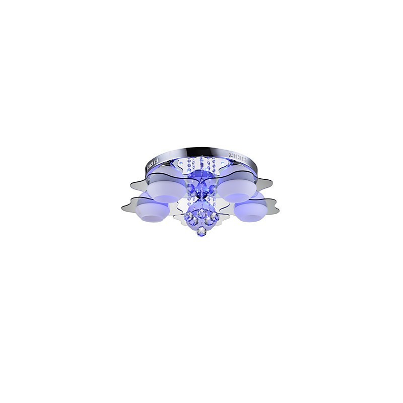 שלט רחוק 5 נורות עם Blue Redss מנורת תקרה מודרנית