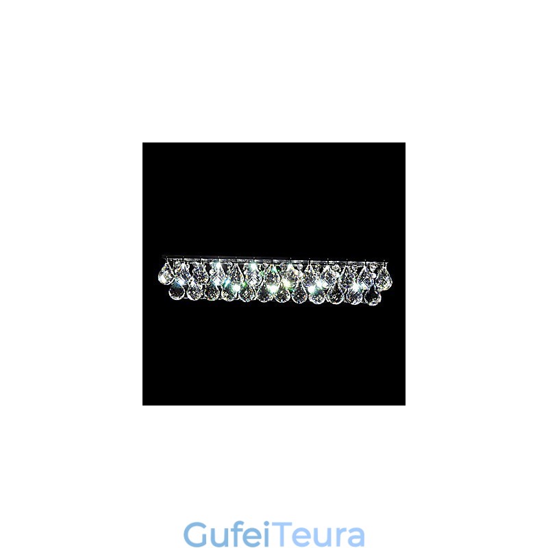 פמוטי קיר קריסטל מתכת מודרנית עכשווית