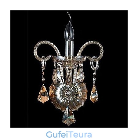 פמוטי קיר קריסטל מודרני עכשווי קריסטל