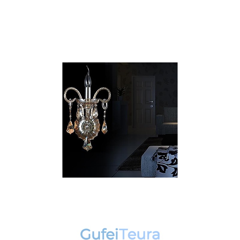 פמוטי קיר קריסטל מודרני עכשווי קריסטל