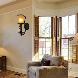 פמוטי קיר מתכת קלאסית מסורתית