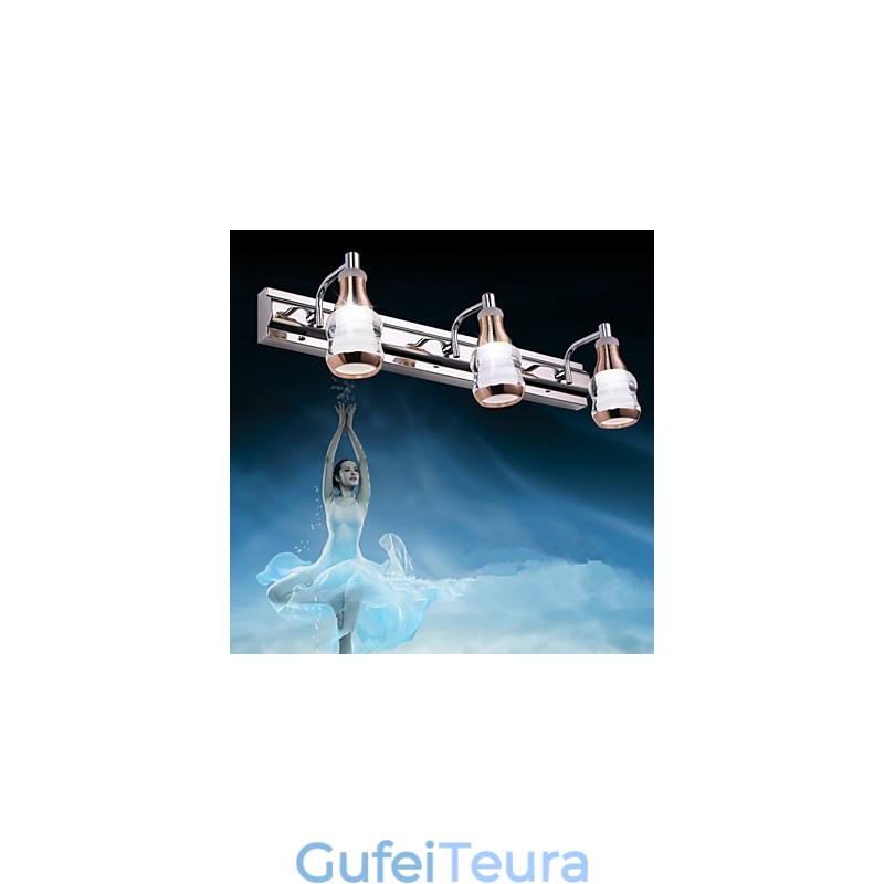 תאורת אמבטיה מודרנית עכשווית מתכת