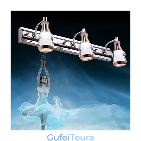 תאורת אמבטיה מודרנית עכשווית מתכת