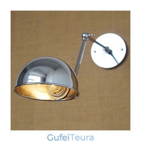 פמוטי קיר אורות נדנדה קריאה אורות קיר מיני סטייל כפרי לודג' מתכת