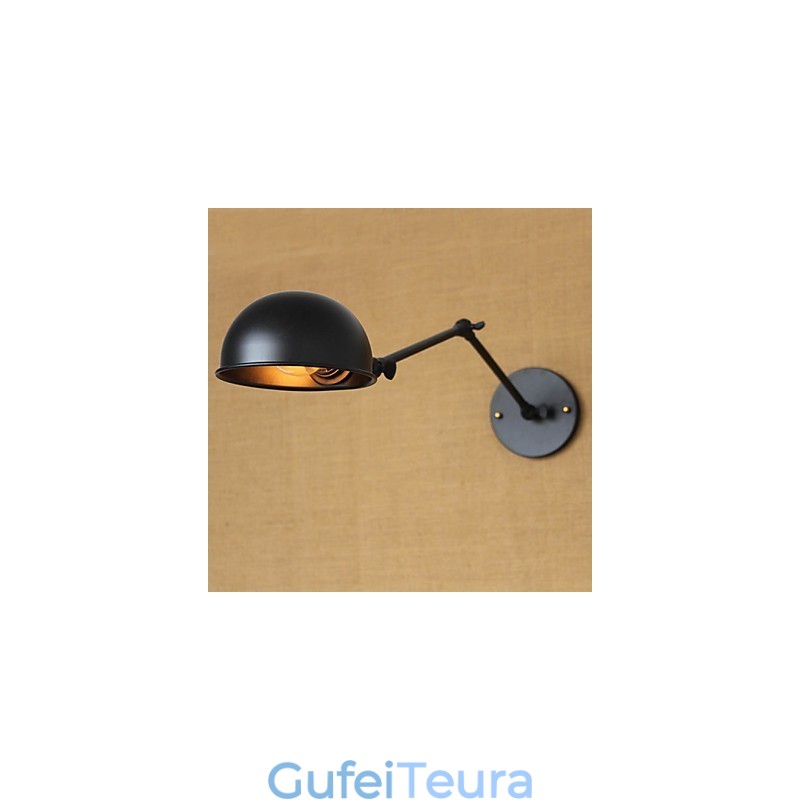 פמוטי קיר אורות נדנדה קריאה אורות קיר מיני סטייל כפרי לודג' מתכת