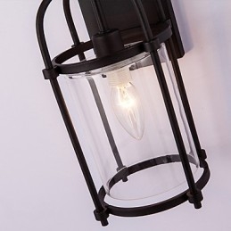 מנורות מראה תעשייתי יצירתי מנורות קיר בסגנון צפון אמריקה עם נורת חליל אדיסון בתוך אורות קישוט בר