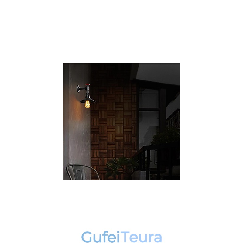 מיני פנס קיר 1 ברזל קרם בהיר