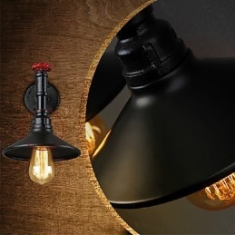 מיני פנס קיר 1 ברזל קרם בהיר