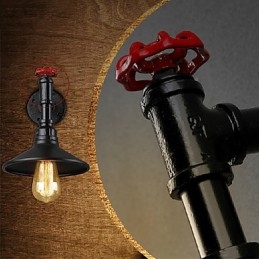 מיני פנס קיר 1 ברזל קרם בהיר