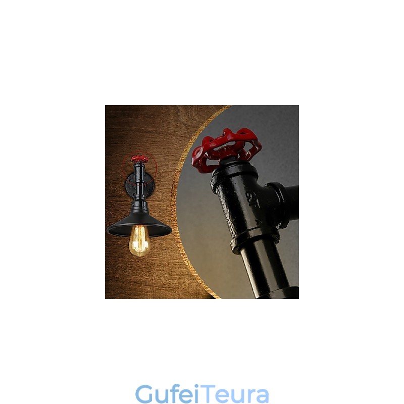 מיני פנס קיר 1 ברזל קרם בהיר