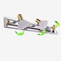 פמוטי קיר תאורת אמבטיה מודרנית עכשווית מתכת