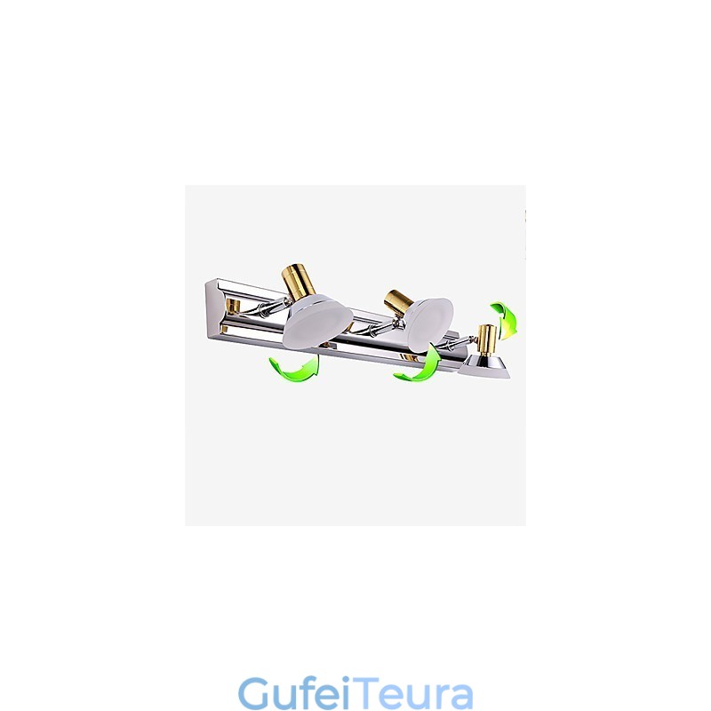 פמוטי קיר תאורת אמבטיה מודרנית עכשווית מתכת