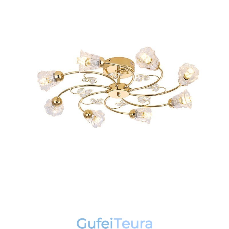 אורות אלומיניום אומנותיים עם גבישים