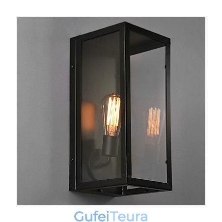 רטרו ברזל שידות קיר פמוט כפר פסטורלי אורות קיר לסלון מנורת קיר לחדר אוכל