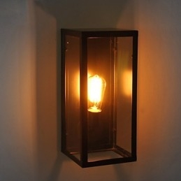 רטרו ברזל שידות קיר פמוט כפר פסטורלי אורות קיר לסלון מנורת קיר לחדר אוכל