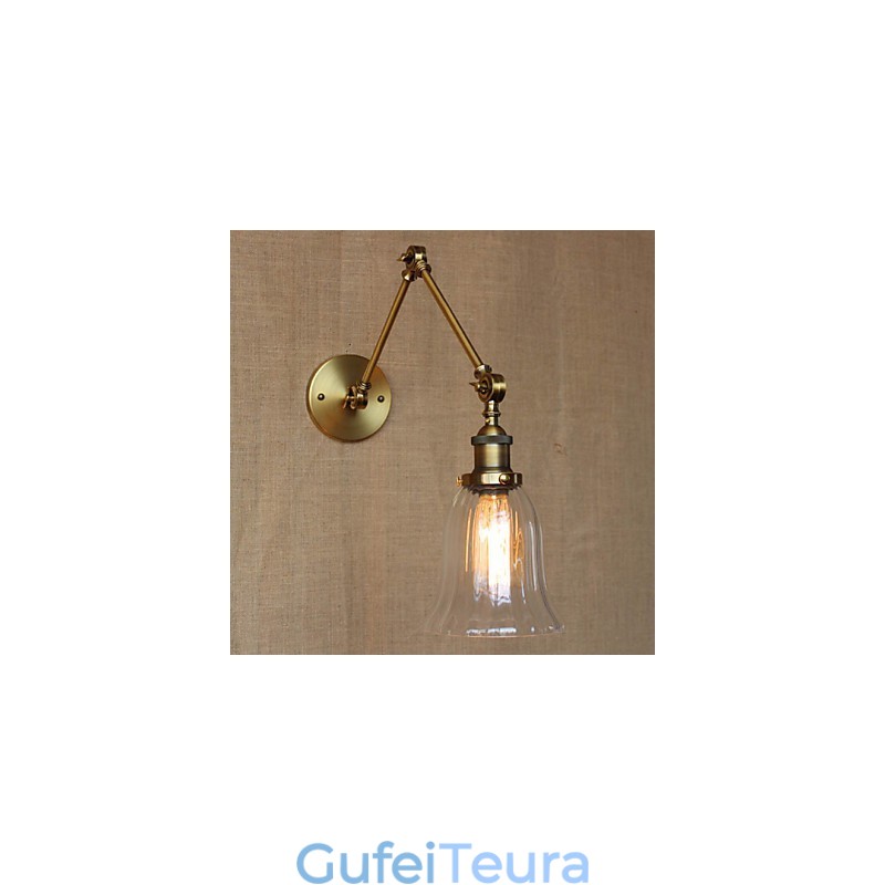 מדינה אמריקאית מילאנו נורדי ציפוי ברונזה זכוכית כפולה זרוע ארוכה זרוע של המרפסת קישוט קיר