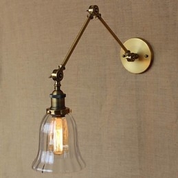 מדינה אמריקאית מילאנו נורדי ציפוי ברונזה זכוכית כפולה זרוע ארוכה זרוע של המרפסת קישוט קיר